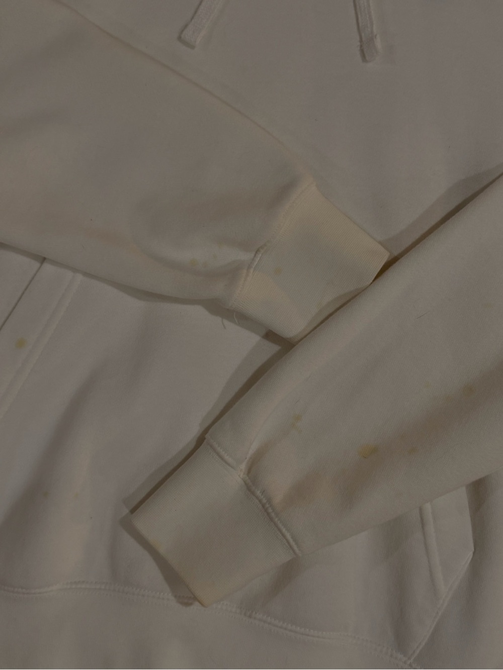 Nike Cream Pullover Hoodie with Black Swoosh - Picture 6 of 11